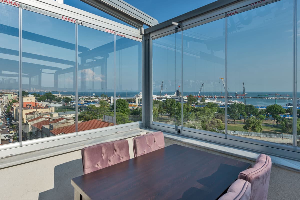 Marmara manzaralı Borz Hotel restoranı
