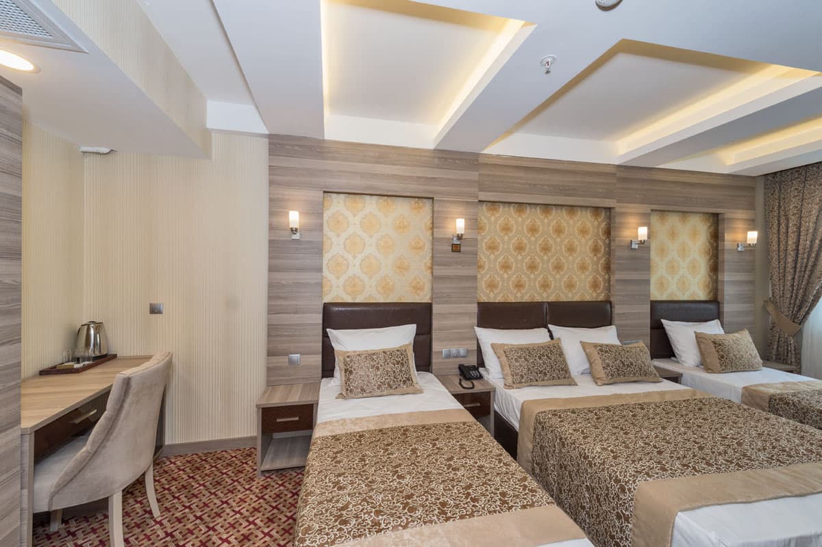 Kara manzaralı dört kişilik Borz Hotel odası — 2. fotoğraf