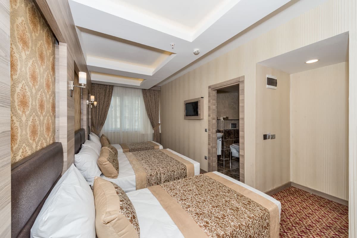 Kara manzaralı dört kişilik Borz Hotel odası — 3. fotoğraf