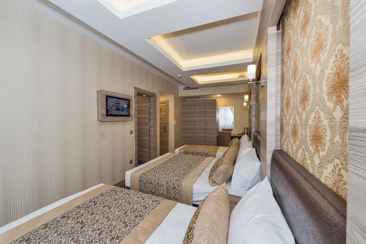 Kara manzaralı dört kişilik Borz Hotel odası — 4. fotoğraf